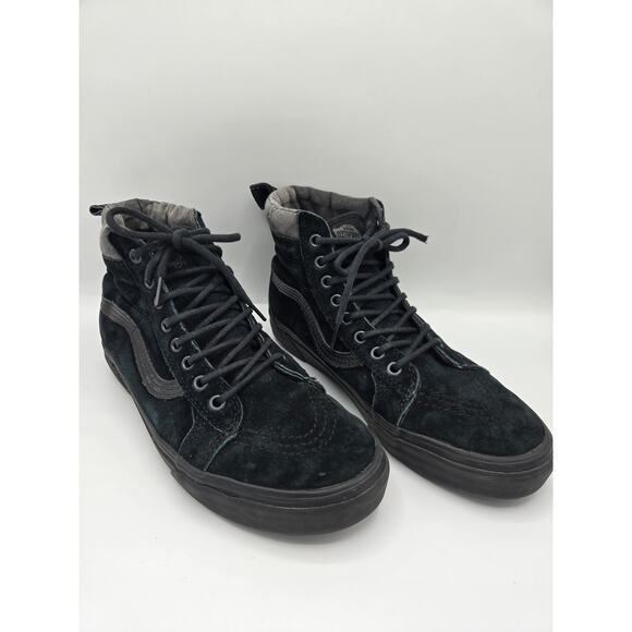 VANS Sk8-Hi MTE Leather High Top Skateboarding Sneaker Shoe Black Unisex 8M/9.5W main image 4